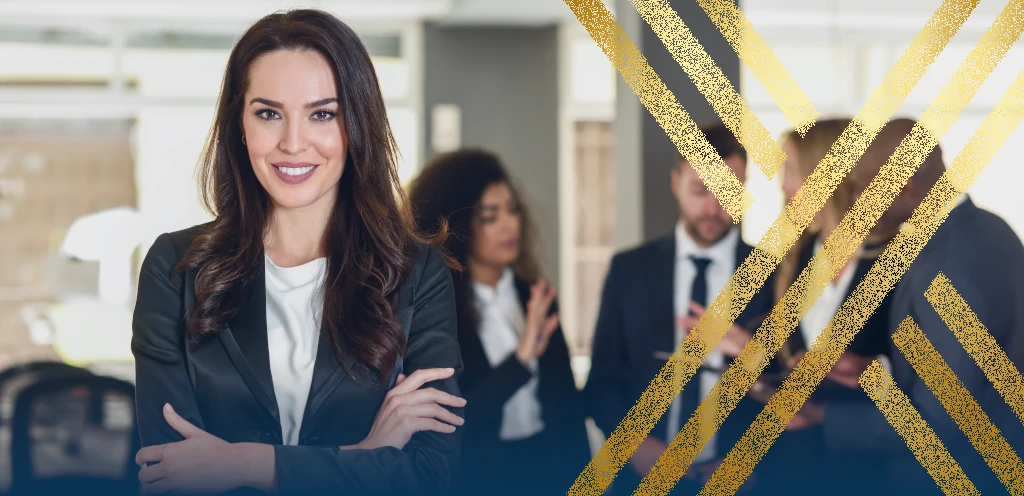 Smiling female solicitor from Axis Solicitors explaining UK spouse visa accommodation requirements.