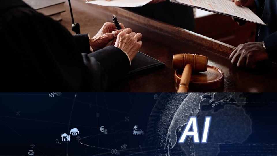 (In the image it can be seen a link is being shown between Civil litigation and AI)