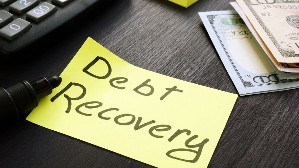 (In the image the concept of debt recovery can be seen clearly showcased)