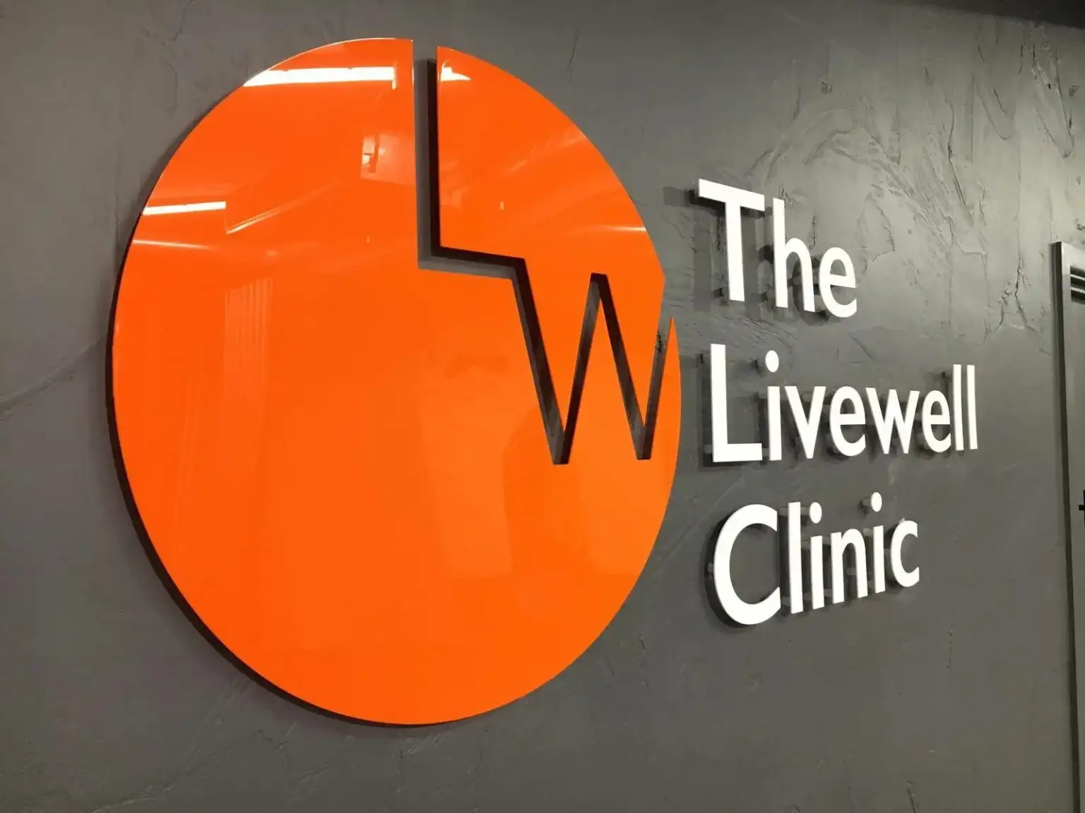 3D Wall perspex cut logo