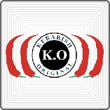 K.O. Kebabs logo – outdoor business signs project completed by Manchester Signs Centre