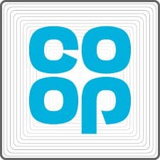Co-op logo – outdoor business signs project completed by Manchester Signs Centre