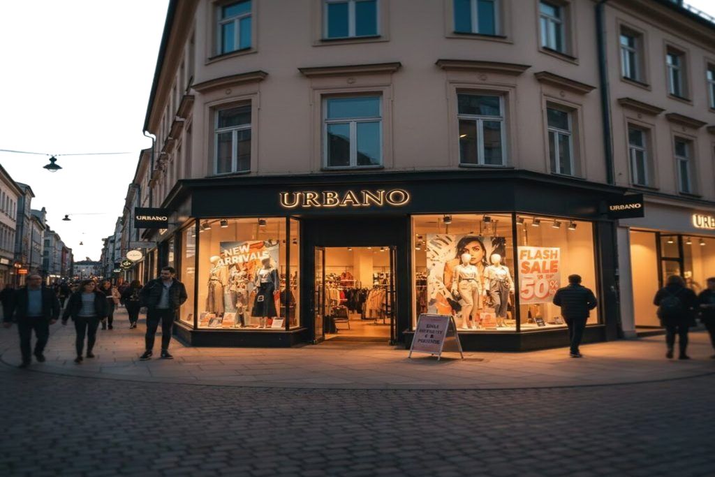 Types of Retail Signage | The Complete Guide for Modern Businesses 2 highlighting the important of outdoor signage in the evening