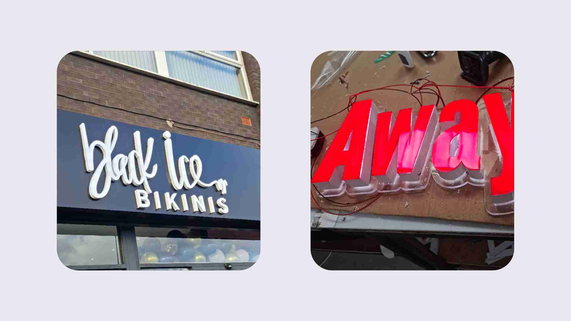 3d Low profile Letters