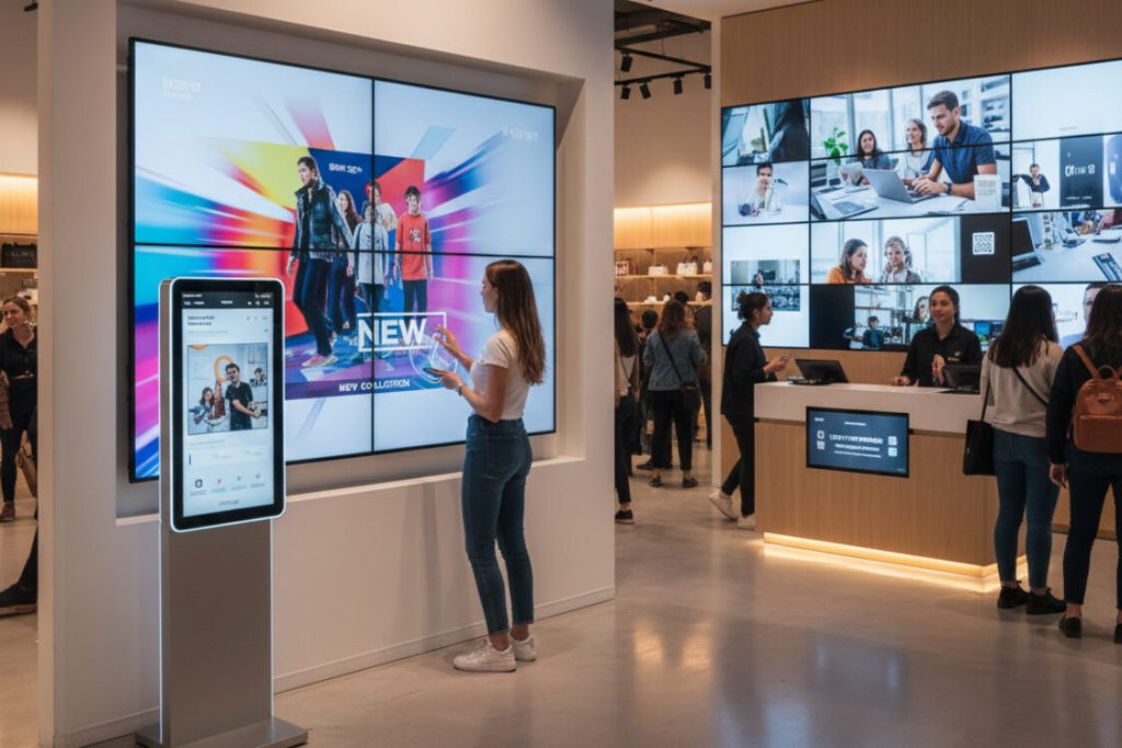 Digital Display Integration How Smart Interior Signs Transform Customer Engagement