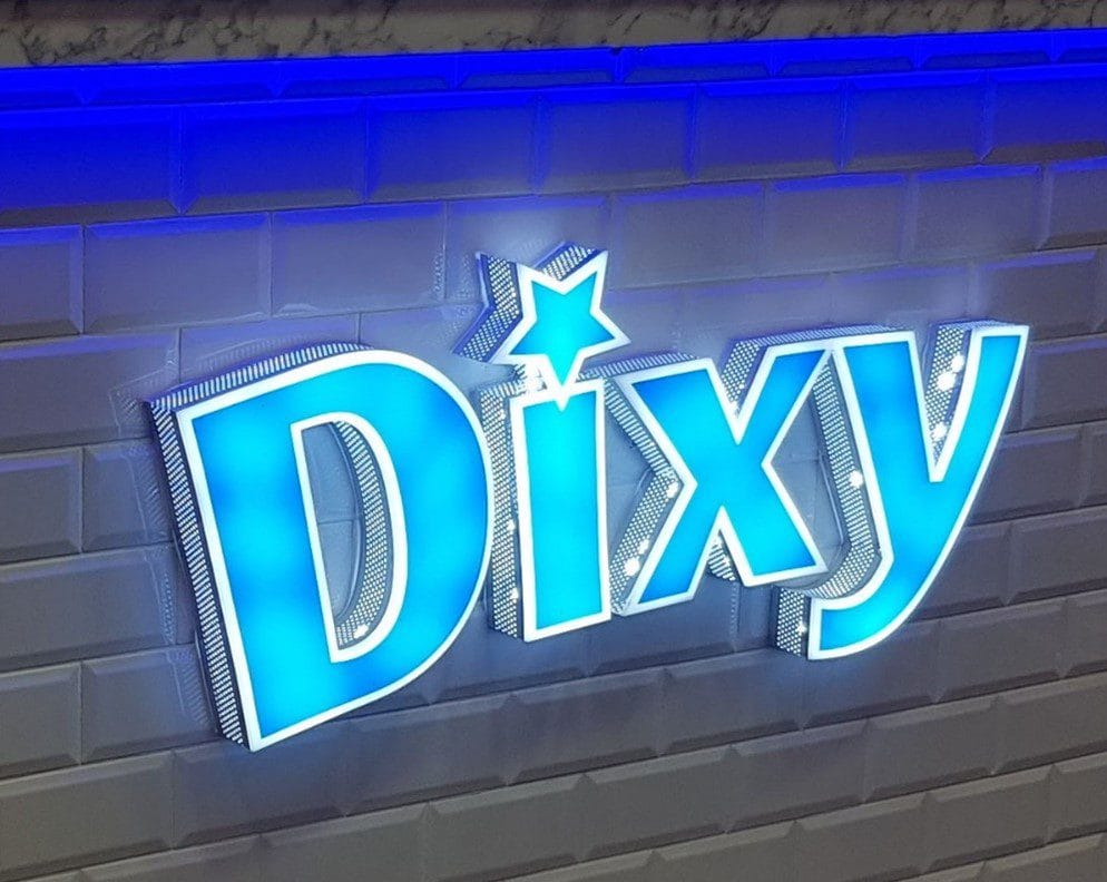 Dixy 3d Low profile Letters