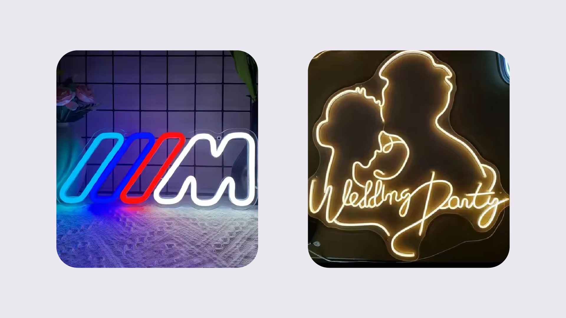 Neon Logo Display
