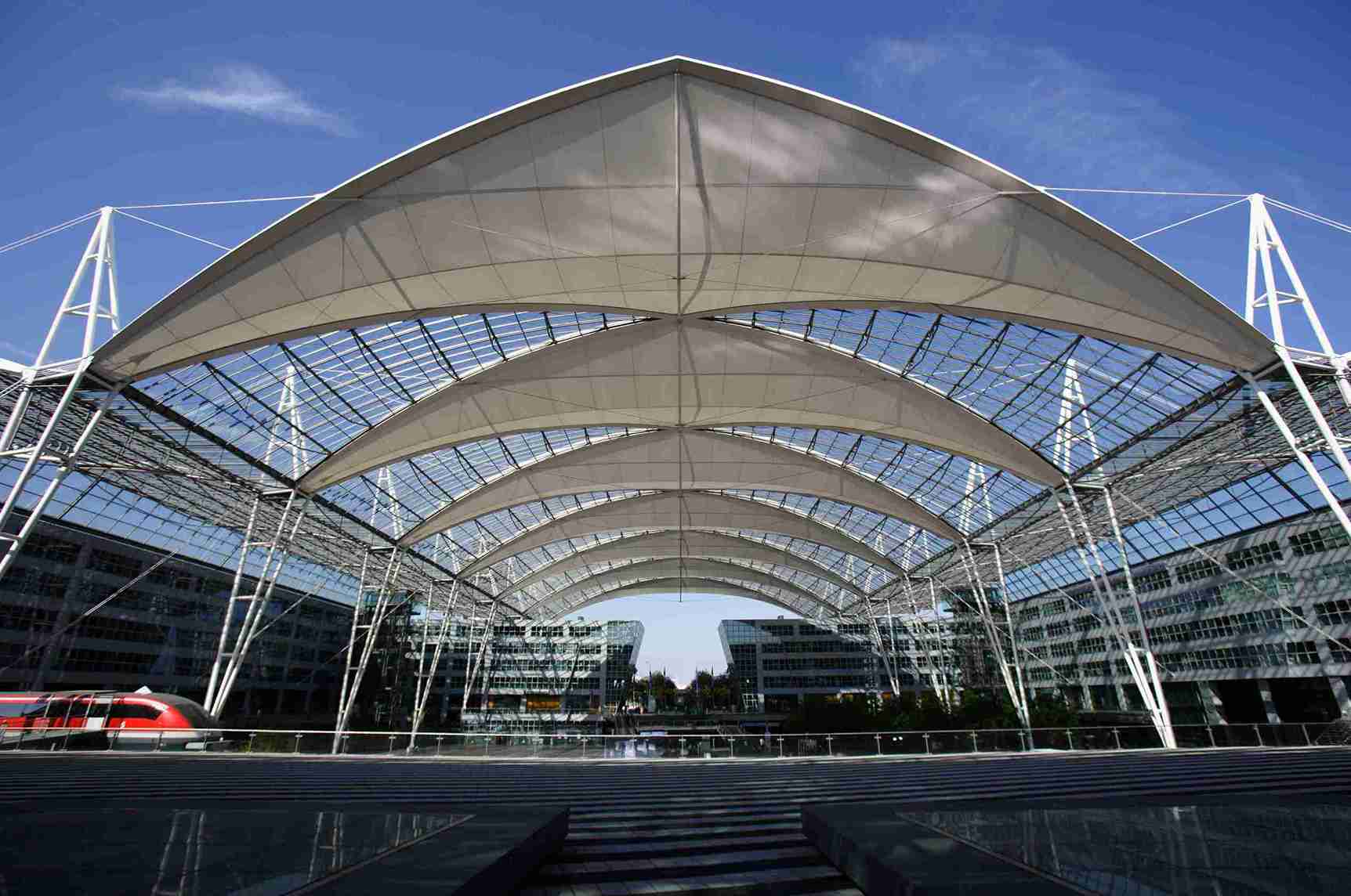 view to munich airport munich bavaria germany
