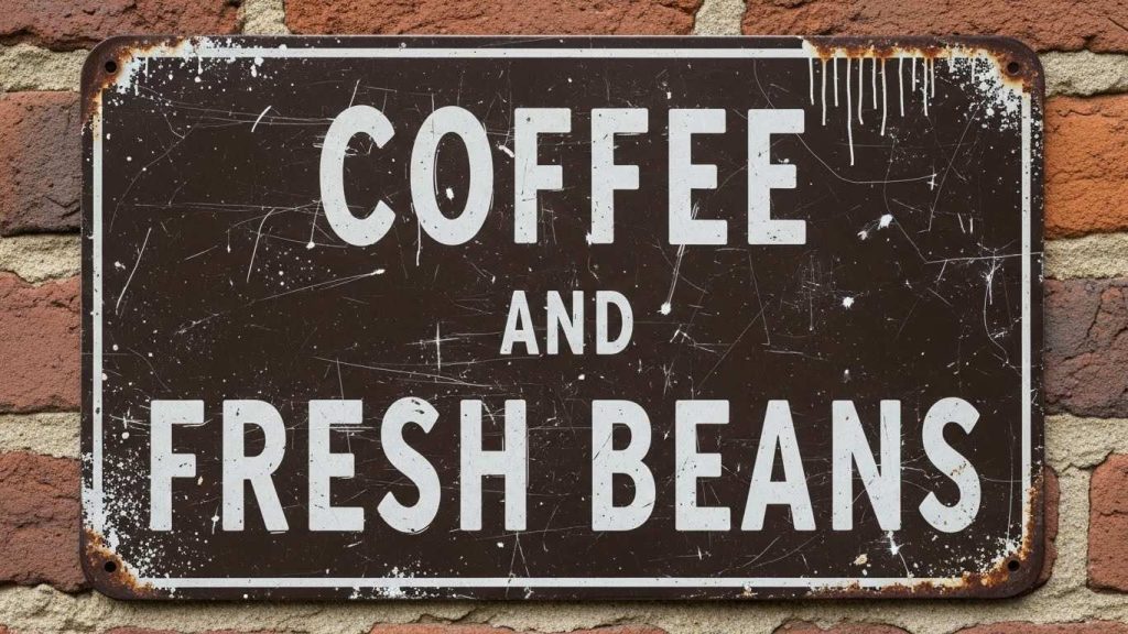 How Weather Conditions Impact Outdoor Signage Lifespan 1 Close-up of a weathered outdoor aluminum sign, exhibiting signs of UV fading and surface wear due to prolonged exposure to harsh weather conditions. )outdoor signage lifespan