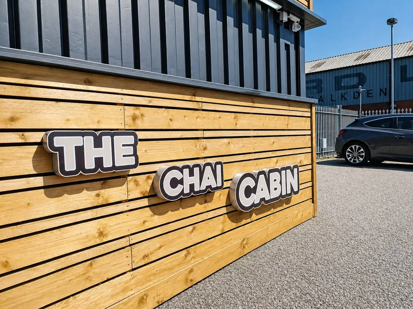 The Chai Cabin, a cozy new business, nestled in the vibrant heart of the city, inviting visitors to enjoy warm beverages